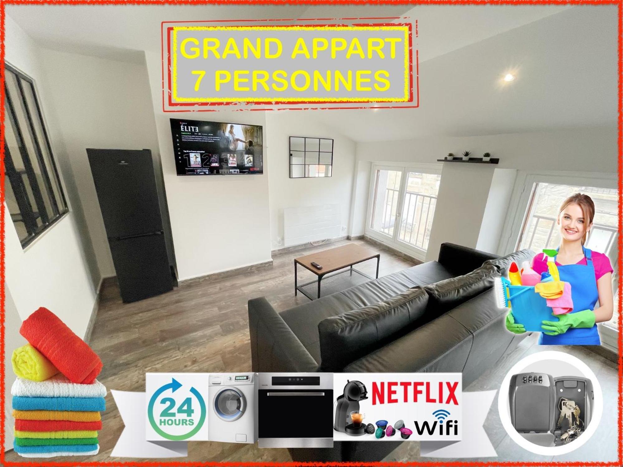 Апартаменти 017 Chic & Cosy F2 53M2 Hypercentre Wifi Smart Tv Netflix Сент-Етьєн Екстер'єр фото